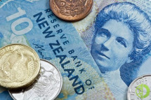 Новозеландский доллар упал до 76,44 относительно иены