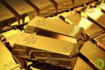 Спотовое золото поднялось в цене на 0,95% до 1864,21 доллара за унцию