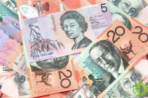 Австралийский доллар упал до 0,6655 по отношению к доллару США