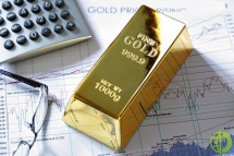Спот цена золота поднялась на 0,7% до $1633,03 за унцию
