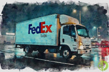 Акции FedEx падают после того, как компания снижает прогнозы по доходам