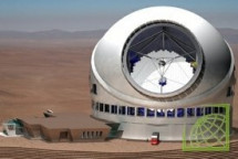 Согласно проекту, диаметр главного зеркала обсерватории в пустыне Атакама составит 42 м.