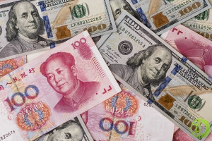 Крупнейшие государственные банки Китая обменивали юани на доллары США на континентальном рынке свопов и продавали эти доллары на рынке спот, стремясь обеспечить поддержку национальной валюте