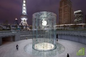 Доход Apple от продаж в Китае за весь финансовый год, заканчивающийся 30 сентября, составил $ 23,8 млрд.