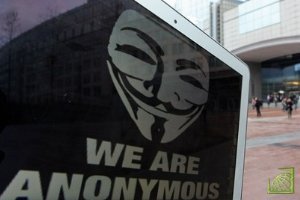 Не исключается, что атаку на сайт организовала группа Anonymous.