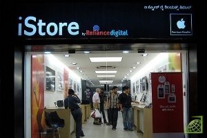 К 2015 году количество магазинов под брендом Apple в индии утроится и составит около двухсот. 