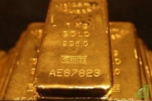 Цены на золото упали на 2,6% - до $1244 за тройскую унцию.