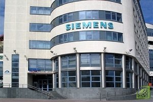 Siemens за 2 года вложил в экономику 800 млн. евро.