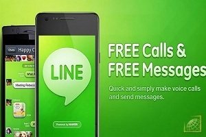 При помощи Line японцы могут круглосуточно отправлять SMS и делать бесплатные звонки.