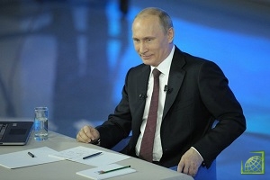 «Отскок в плюс в экономике России неизбежен», — подчеркнул глава государства. 