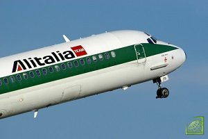 Alitalia — крупнейший авиаперевозчик Италии, пятый по величине в Европе