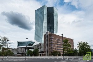 Штаб-квартира Европейского центрального банка находится во Франкфурте-на-Майне