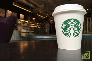 ​Американская Starbucks Corporation, владеющая крупнейшей в мире сетью кофеен, увеличила выручку до рекордного показателя в третьем финансовом квартале