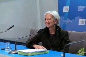 ​Директор-распорядитель МВФ Кристин Лагард обсудила ход экономических реформ в Грузии с премьер-министром республики Мамукой Бахтадзе