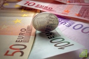 Средний курс евро составил 68,8026 рублей