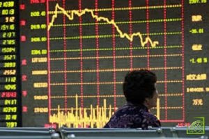 Основные индексы на биржах Шанхая и Шэньчжэня пошли на спад