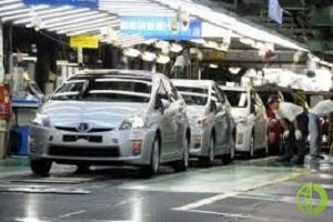 На 13,8% сократились объемы производства Toyota 