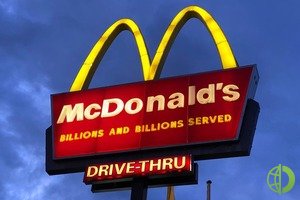 Квартальная выручка McDonald's уменьшилась на 6%