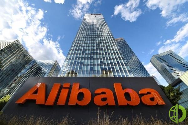 Стоимость Alibaba выросла на 58 млрд долларов США