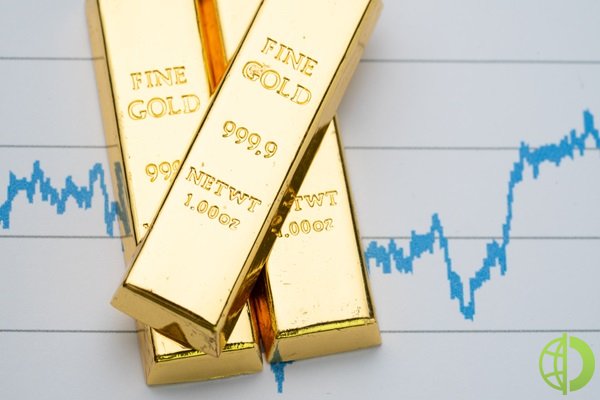 По состоянию на 14.41 по Гринвичу золото на рынке спот торговалось с повышением на 0,4%,