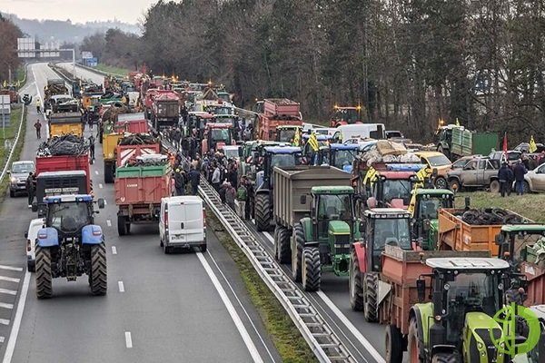 Во Франции в последние недели протесты фермеров набирают обороты