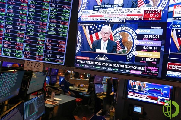 Трейдеры ждут выступления главы ФРС Пауэлла, который будет докладывать Конгрессу о состоянии американской экономики