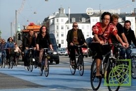 На улучшение инфраструктуры для велосипедного транспорта Копенгаген выделит около 80 млн евро.