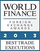 Лучшая компания в номинации Best Trade Executions по версии World Finance Awards
