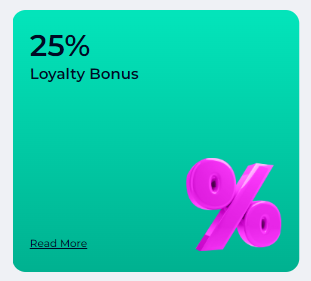 Бонусы FXGT.com - 25% Loyalty Bonus