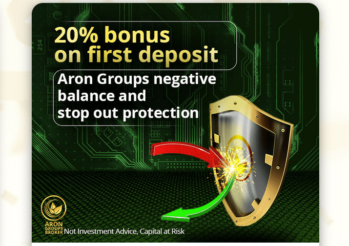 Бонусы Aron Groups - Negative balance protection